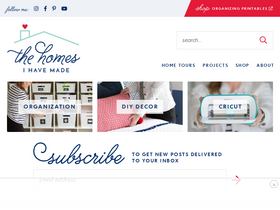 'thehomesihavemade.com' screenshot