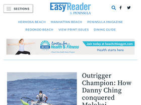 'easyreadernews.com' screenshot