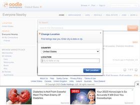 'oodle.com' screenshot