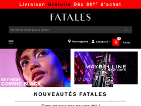 'fatales.tn' screenshot