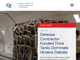 'quincyinst.org' screenshot