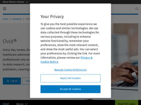'ovid.com' screenshot