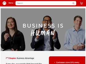 'staplesadvantage.com' screenshot