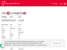 'sexogsamfunn.no' screenshot