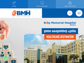'bmhkannur.com' screenshot