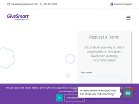 'givesmart.com' screenshot