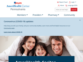 'amerihealthcaritaspa.com' screenshot