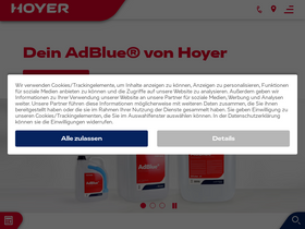 'hoyer.de' screenshot