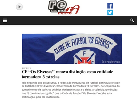 'radioelvas.com' screenshot