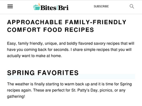 'biteswithbri.com' screenshot