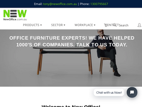 newoffice.com.au homepage screenshot