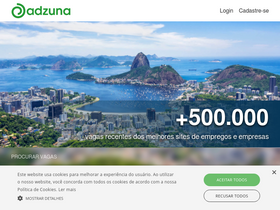 'adzuna.com.br' screenshot