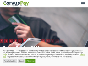 'corvuspay.com' screenshot