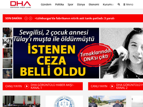 'dha.com.tr' screenshot
