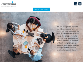 'printeron.net' screenshot