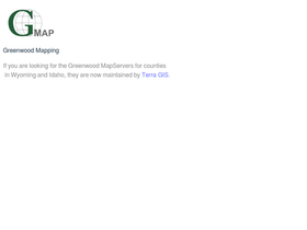 'greenwoodmap.com' screenshot