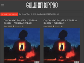 'goldhiphop.pro' screenshot