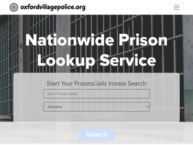 'oxfordvillagepolice.org' screenshot