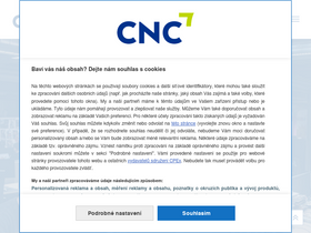 'cncenter.cz' screenshot