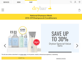 'drybar.com' screenshot