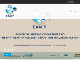 'eaaflyway.net' screenshot