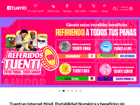 'tuenti.ec' screenshot