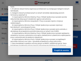 'wupbialystok.praca.gov.pl' screenshot