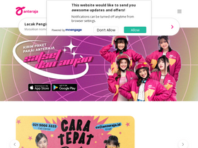 'anteraja.id' screenshot