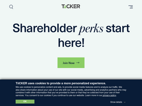 'tiicker.com' screenshot