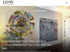 'dontdiewondering.com' screenshot