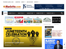 'marietta.com' screenshot