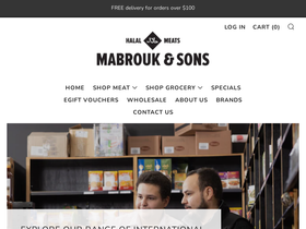mabrouksons.com homepage screenshot