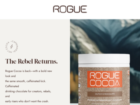 trulyrogue.com homepage screenshot