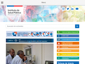 'ispch.cl' screenshot