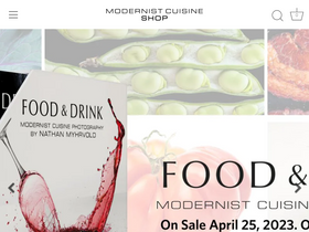 modernistcuisineshop.com homepage screenshot