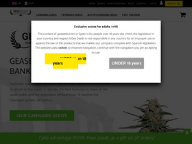 'geaseeds.com' screenshot