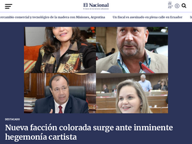 'elnacional.com.py' screenshot