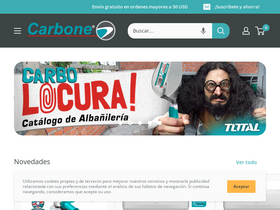 'carbonestore.com' screenshot