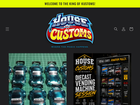 kustomdiecast.com homepage screenshot