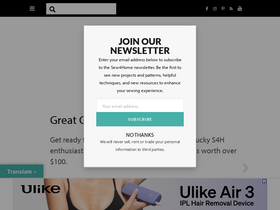 'sew4home.com' screenshot