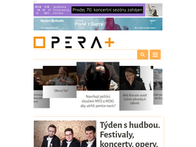 'operaplus.cz' screenshot