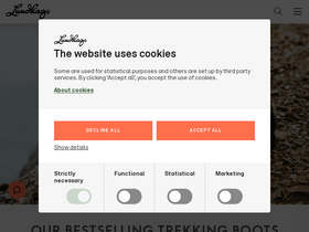 'lundhags.com' screenshot