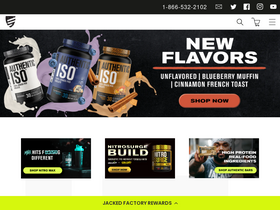 'jackedfactory.com' screenshot