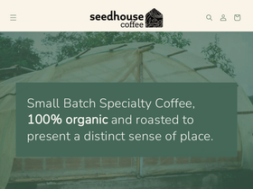 seedhouse.coffee homepage screenshot