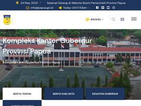 'ulp.papua.go.id' screenshot