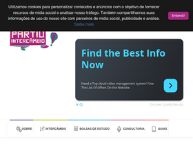 'partiuintercambio.org' screenshot