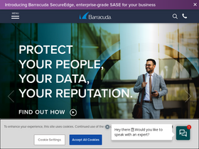 'barracudanetworks.com' screenshot