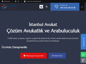 'cozumavukatlik.org' screenshot