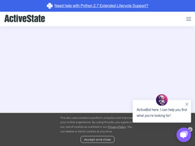 'activestate.com' screenshot