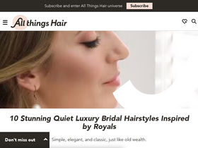 'allthingshair.com' screenshot